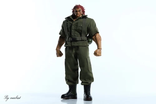 Neu 1/10 maßgeschneiderte taktische Militäruniform Outfit für Sturmspielzeug 7" Hanma Yujiro - Bild 9 von 11
