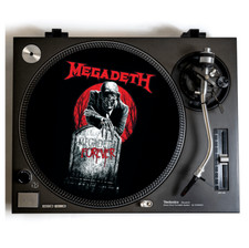 MEGADETH Turntable Slipmat for Vinyl Records 12" DJ Slip Mat thrash metal vinyls