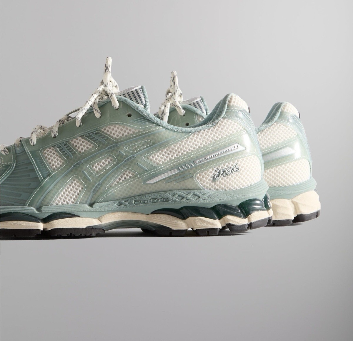 RONNIE FIEG KITH ASICS GEL KAYANO 12.1 CREAM SAGE Size 11 *INHAND 