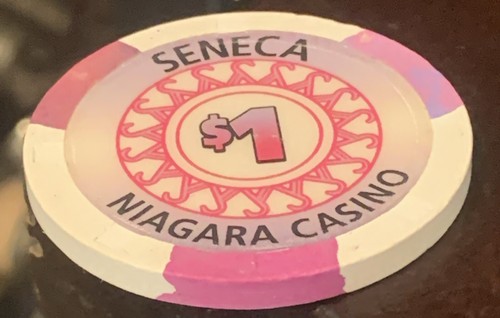 Seneca Niagara 1 $ CASINO CHIP Niagarafälle New York H&C RHC Indian Tribal - Bild 3 von 3