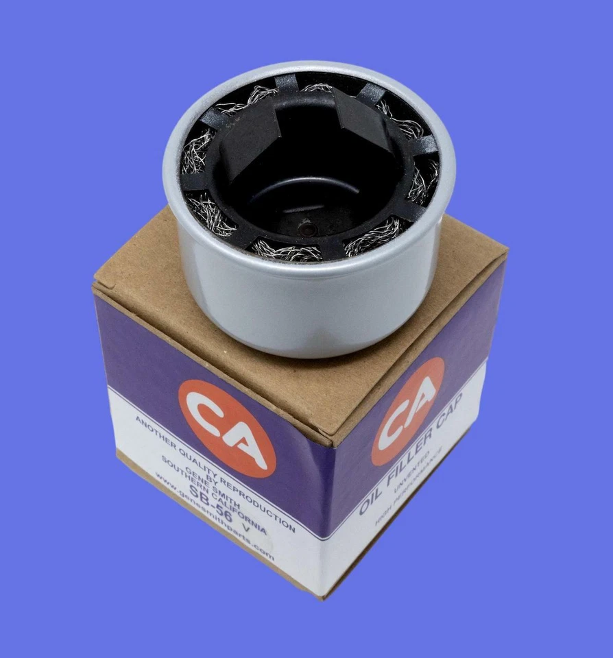 56 57 Chevy V8 Oil Breather Cap Vented High Performance 1956 1957 Chevrolet New - Image 4 of 4