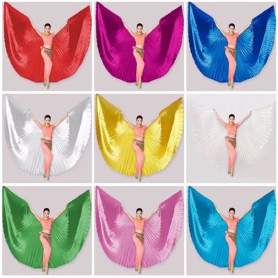 Professional Belly Dance Costume Isis Wings 360 Angle Wings with Sticks