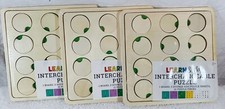 LOT of 3 Learn  Play Interchangable Puzzle New Sealed Packages Educational Fun