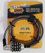Onguard OG Series Cable Combination Locking Cable, Bikes, NEW