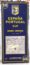 CARTE ROUTIÈRE MICHELIN N°939, ESPAÑA, PORTUGAL, 1 cm = 10 Km
