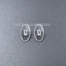 Nose Pads for Charmant Eyeglasses Sunglasses Line Art Eyewear Oval Push-In CH-22