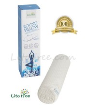 LitoTree Premium Comfort Memory Foam Neck Roll and Cervical Bolster Round Pillow