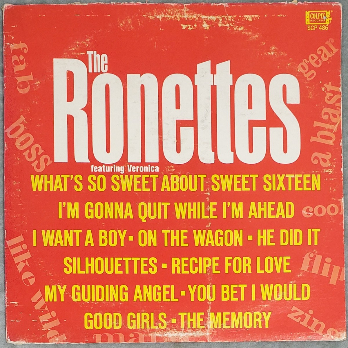 THE RONETTES with Veronica 1965 LP Colpix SCP-486, ORIGINAL STEREO