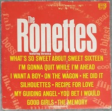 THE RONETTES with Veronica 1965 LP Colpix SCP-486, ORIGINAL STEREO EX Very RARE