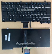 New for Dell Latitude 14-7000 12-7000 E7440 E7420 E7240 Keyboard Brazil BACKLIT