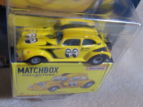 Mattel 2022 Matchbox Collectors Box With Mooneyes Drag Beetle VW #12/20 - Picture 2 of 3