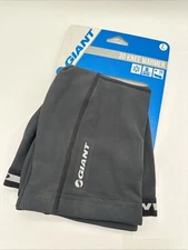 Giant Cycling Black Knee Warmers Size Large Winter Cold Bike Riding