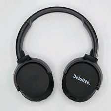 Skullcandy Riff Wireless Bluetooth On-ear Headphones Black Deloitte Logo Tested