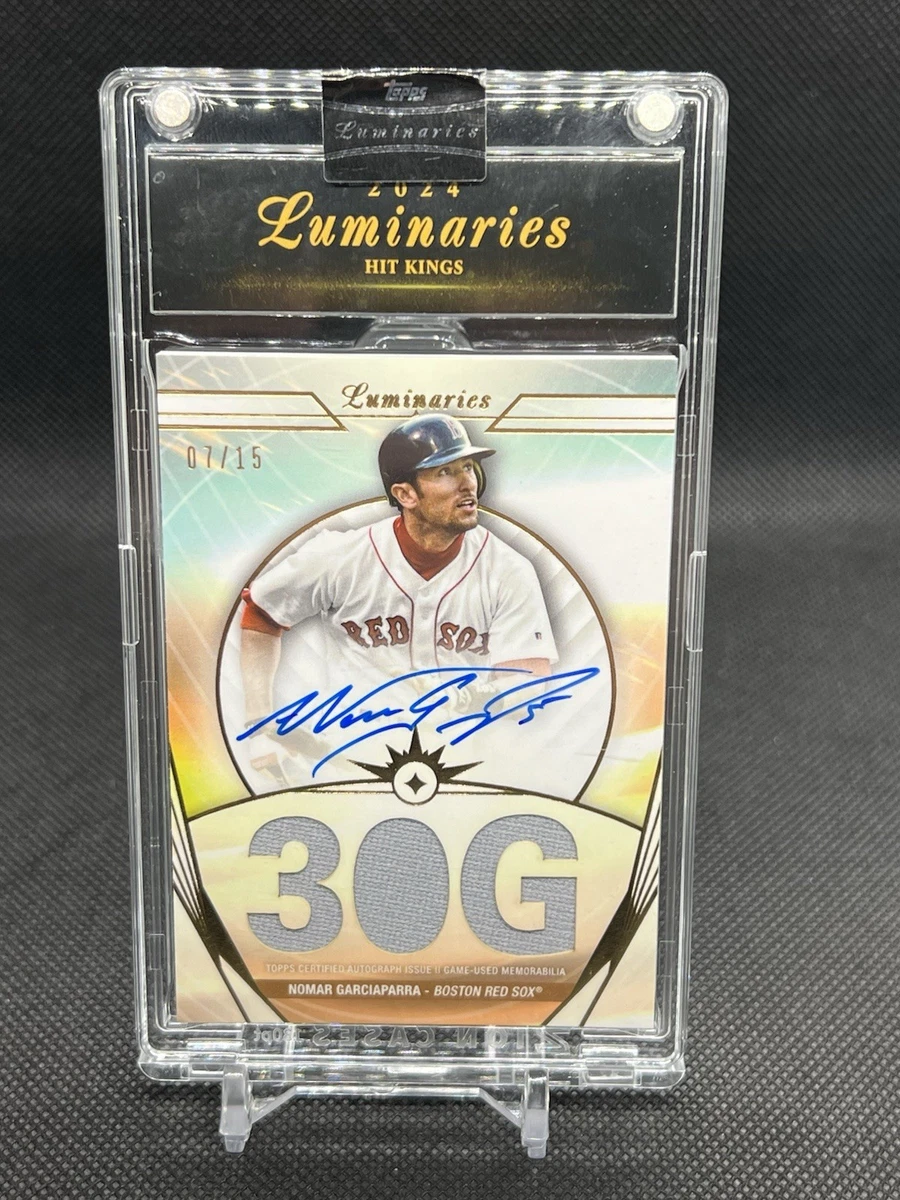 Topps Nomar Garciaparra Autographed Baseball Sports Trading Cards