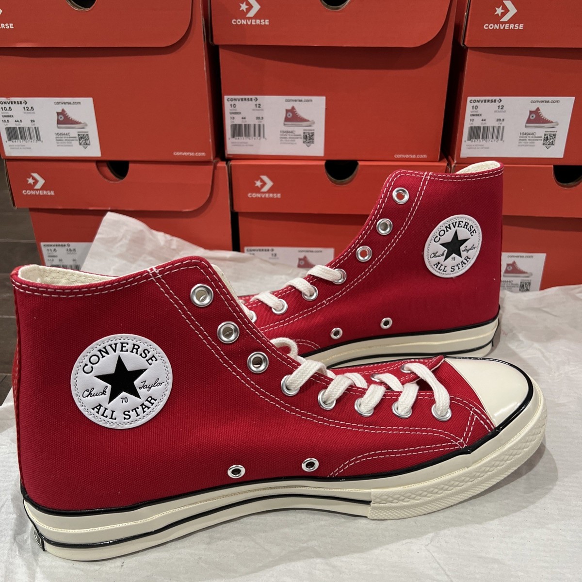 Converse Chuck 70 High 'Enamel Red' 164944C Shoes Size 10 Men's | eBay