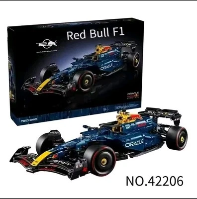 MOC BRICKS Technic Oracle Red Bull Racing RB20 F1 Race Car (42206) 1639PCS Building Blocks