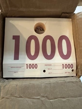 Versa Tags Automotive Service Dispatch Mirror Hang Tags 1000–1999