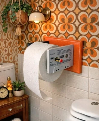 Retro Toilettenpapierhalter - Bild 1 von 4