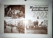 Kalendarz Marienberg 2002 z motywami od pocztówek historycznych RZADKI !!