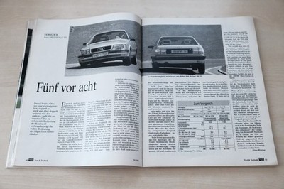 Auto Motor und Sport 19/1990 Audi V8 mit 250PS besser als...?