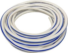 1/2" Heavy Duty Braided PVC Tubing Reinforced Hose, Non-Toxic for RV 10 Feet