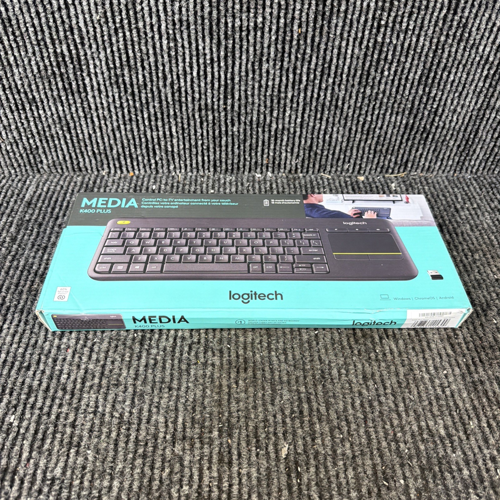 Brand New Logitech Media K400 Plus Wireless Touch Keyboard [NEW IN BOX]