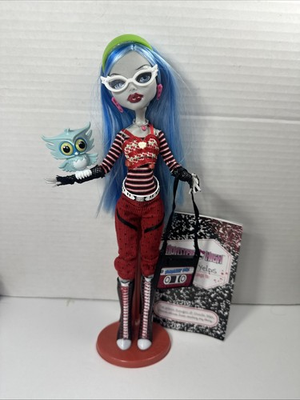 #ad #ad Monster High Ghoulia Yelps Doll First Wave Earrings Black Elastics $175.00