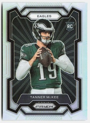 2023 Panini Prizm #319 Tanner McKee Rookie Variations Prizms Silver