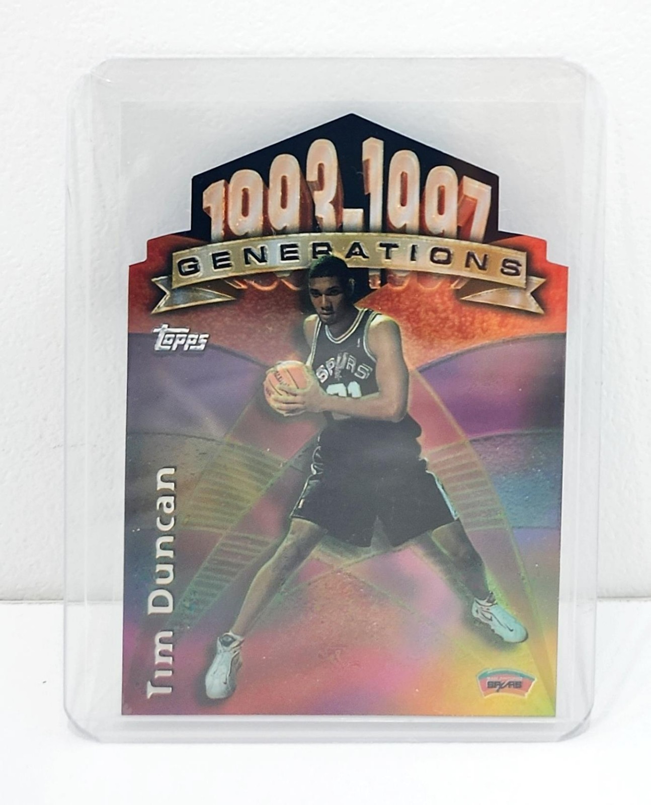 Tim Duncan 1997-98 Topps Generations Rookie RC #G28 Spurs