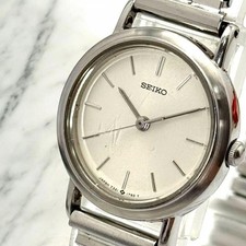 SEIKO Battery Watch Women 7321-0380 Silver
