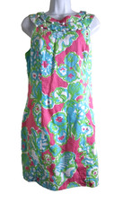 Lilly Pulitzer Women's Floral Multicolor Mini Dress Size 10