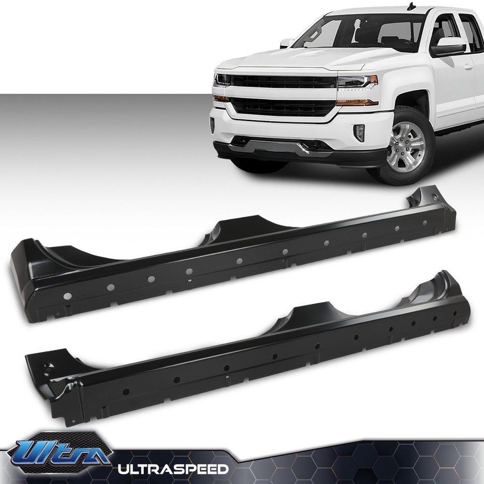 Rocker Panel Fit For 2014-2018 Chevy GMC Pickup Silverado Sierra ...