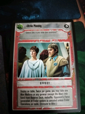 Star Wars CCG TCG: Death Star II - Strike Planning