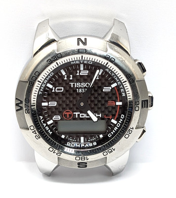 Tissot Uhr T-Touch Titanium Z 253 353p swiss für Ersatzteile läuft nicht