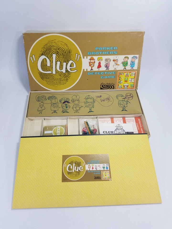 1963 Clue Game by Parker Brothers Complete in Good Condition - Image 3 of 4