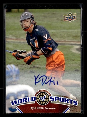 2010 Upper Deck World of Sports Kyle Dixon #300 Autograph Auto TV351