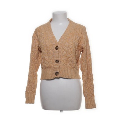 Naadam, Strickjacke, Damen, Größe: XS, Gelb/Weiß, Kaschmir/Baumwolle/Modal #nt8