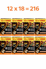 216 ZIP Fast & Clean Wrapped Firelighters for Open Fires BBQs Stoves Chimineas 0.18 per lighter