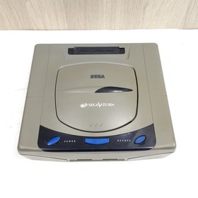 Japanese Sega Saturn Console bundle with 2 controllers, 5 games & memory tested