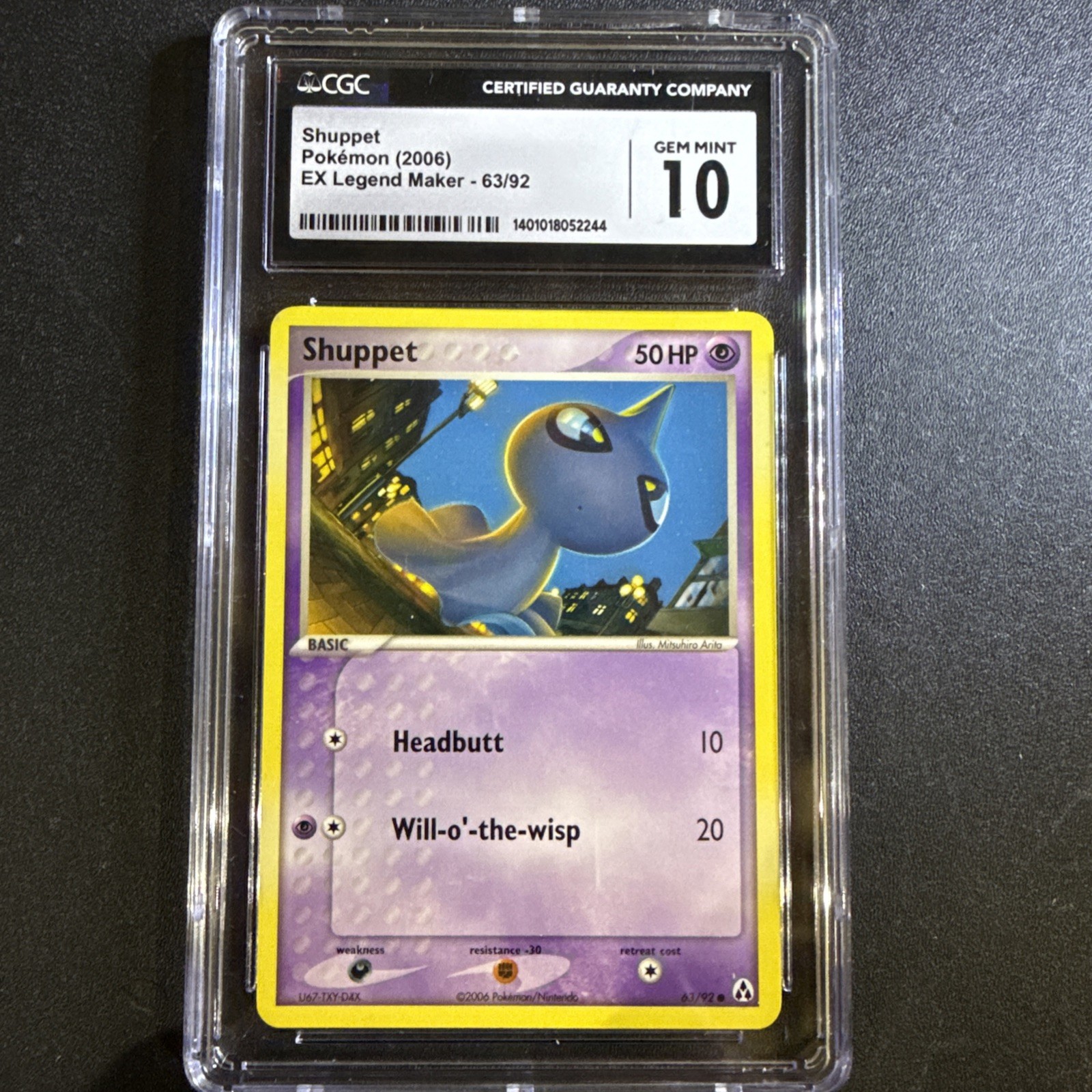 Shuppet 63/92 Legend Maker Regular CGC 10 Gem Mint
