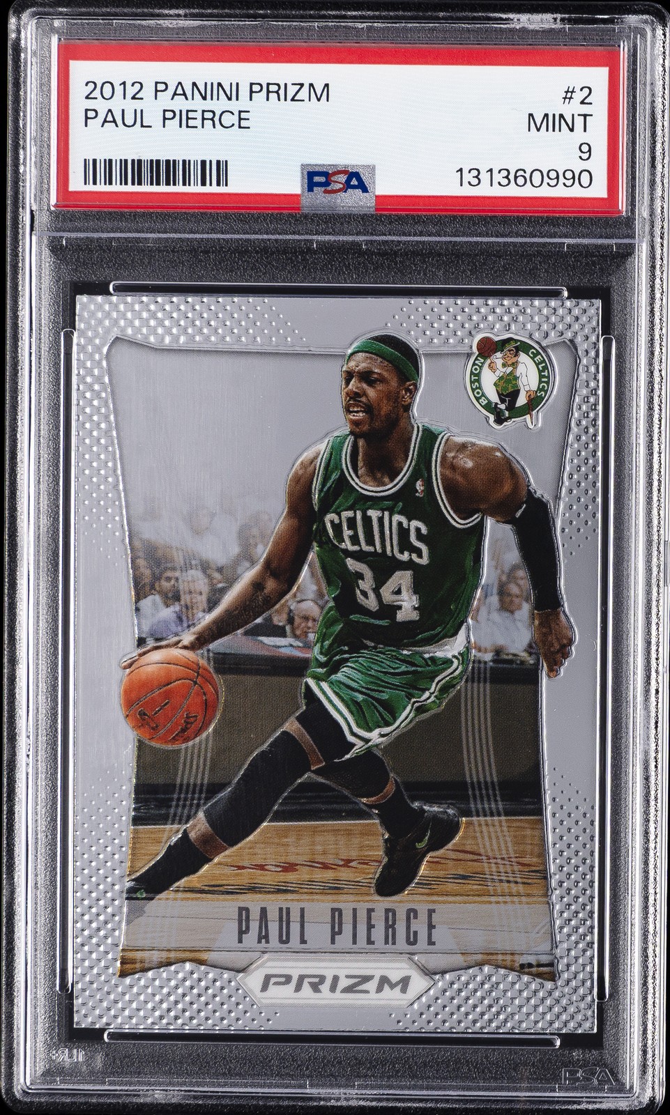 2012 PANINI PRIZM #2 PAUL PIERCE PSA 9