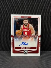 2024-25 Donruss Optic David Roddy Base Signature Series Auto #SS-ROD Hawks