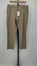 Quince Men Ultimate Commuter Pant - Classic Fit 30" Inseam Sand Dune 34