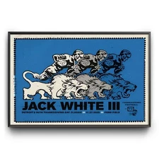 SALE! Jack White 11.27.2025 Ford Field In Detroit MI Poster