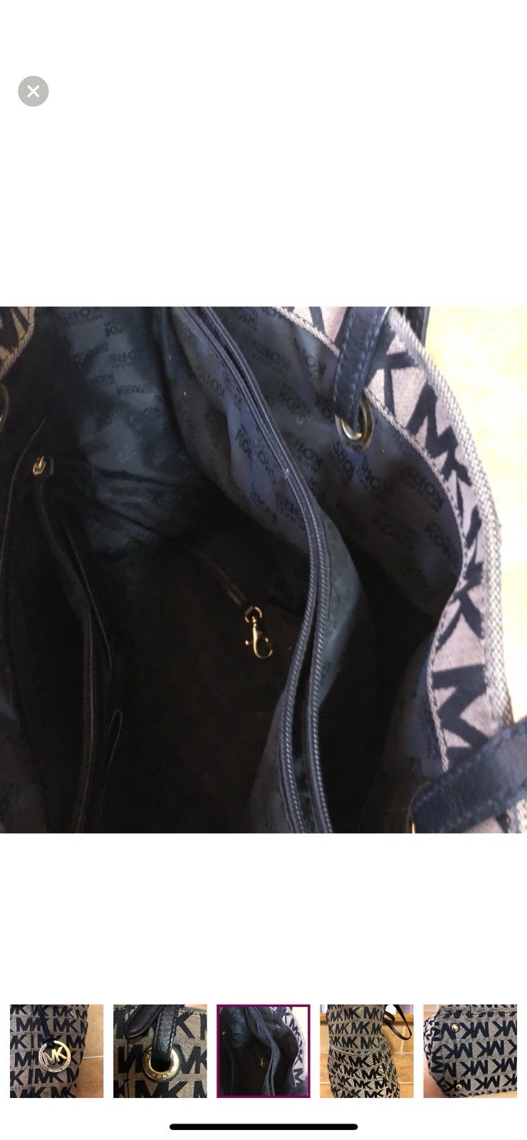 Authentic michael kors tote - image 5