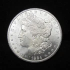 1884-CC MORGAN DOLLAR   - BEAUTIFUL UNCIRCULATED - 90% SILVER - CARSON CITY MINT