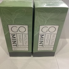 GO MINT MOUTHWASH 20 Packs x 11ML NET WT 7.4 Fl. Oz x 2 Boxes