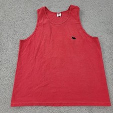 Speedo Tank Top Mens XL VTG 90s Logo Graphic Red Shirt