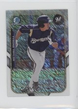 2015 Bowman The Farm's Finest Chrome Mini Shimmer Refractor Tyrone Taylor 1tr