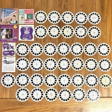 Lot of 38 View Master Reels - Coronation London Italy Scotland Ireland Africa